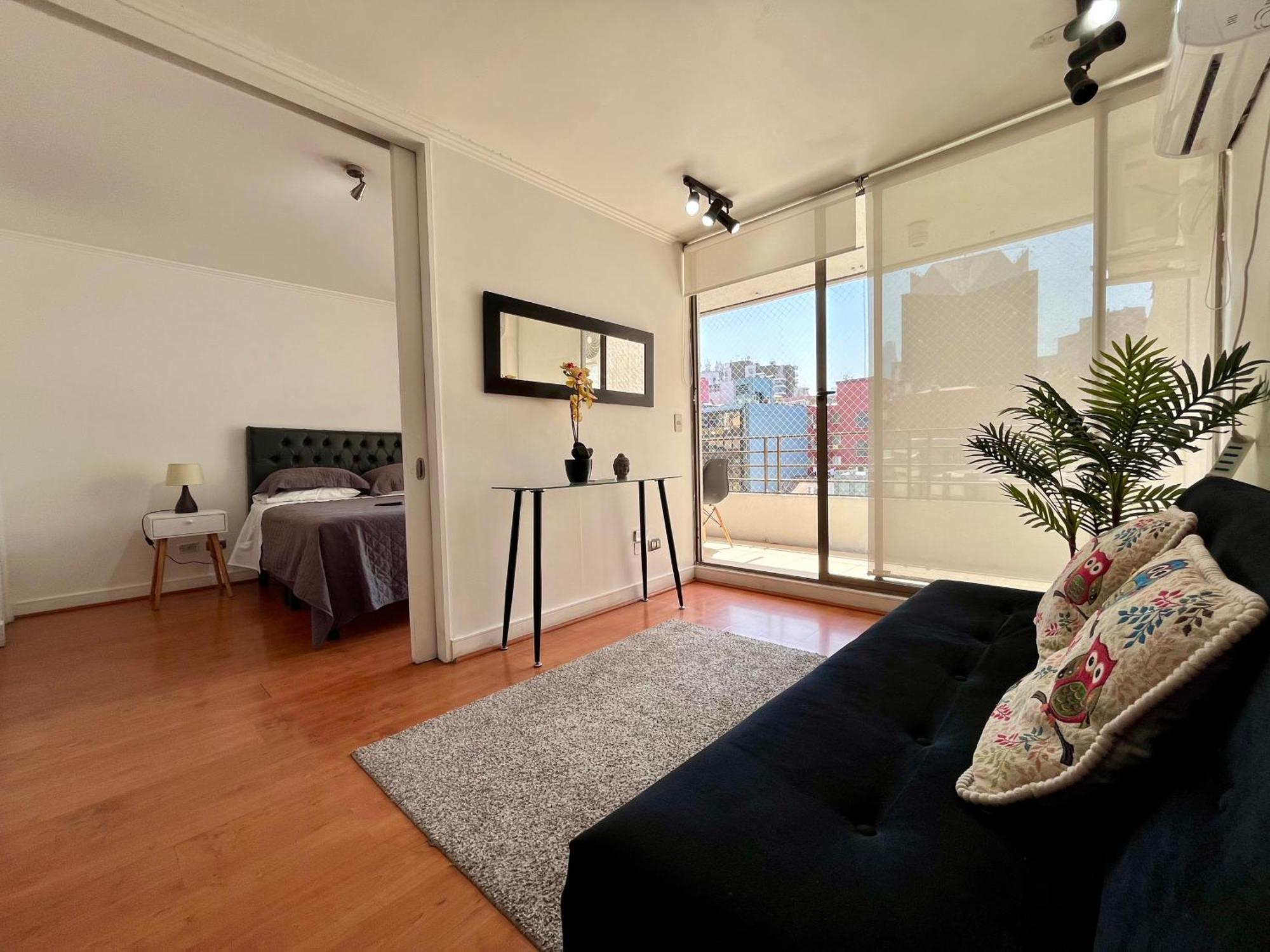 Apartamentos City Centro Manuel Montt 圣地亚哥 外观 照片
