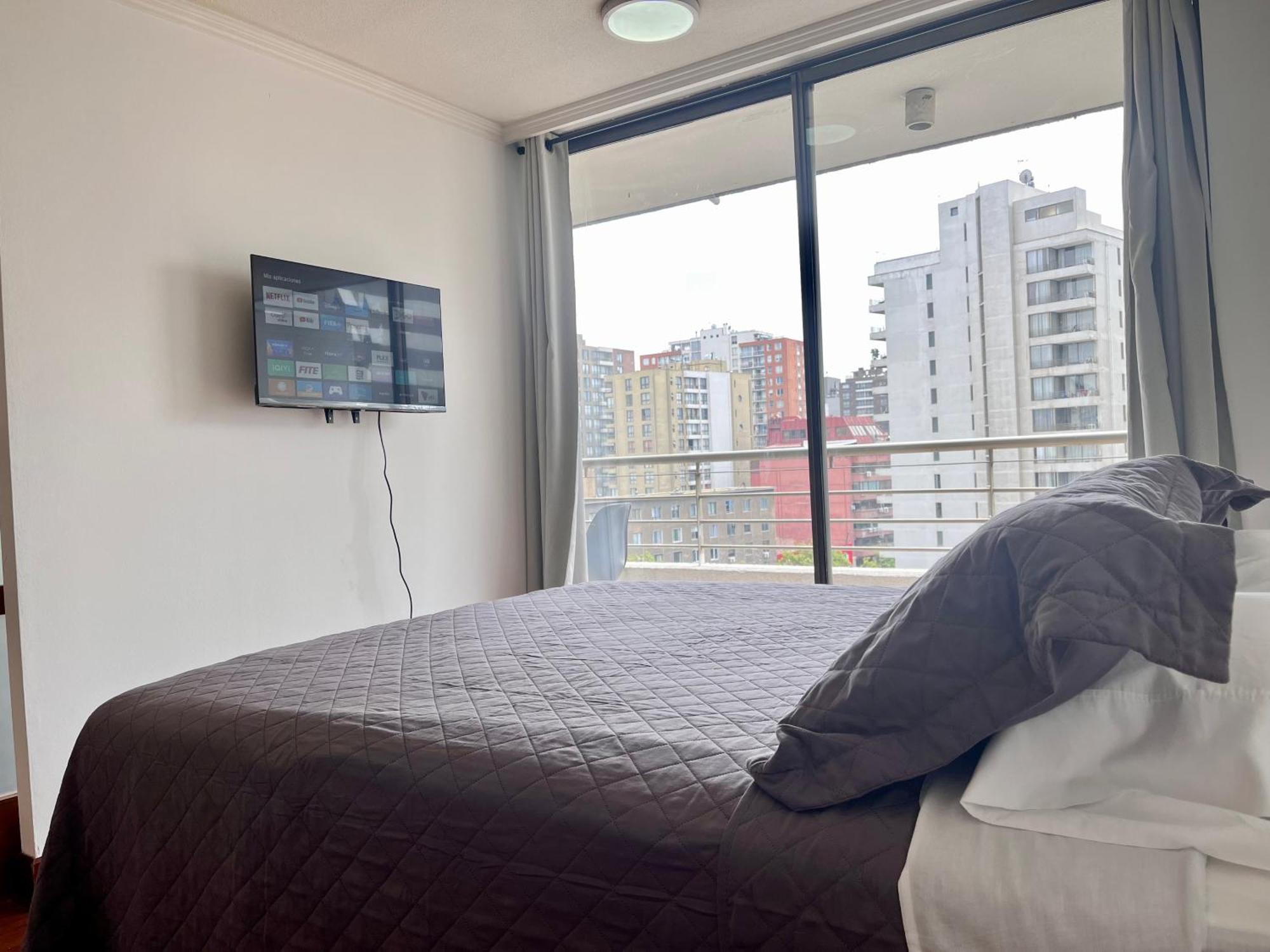 Apartamentos City Centro Manuel Montt 圣地亚哥 外观 照片