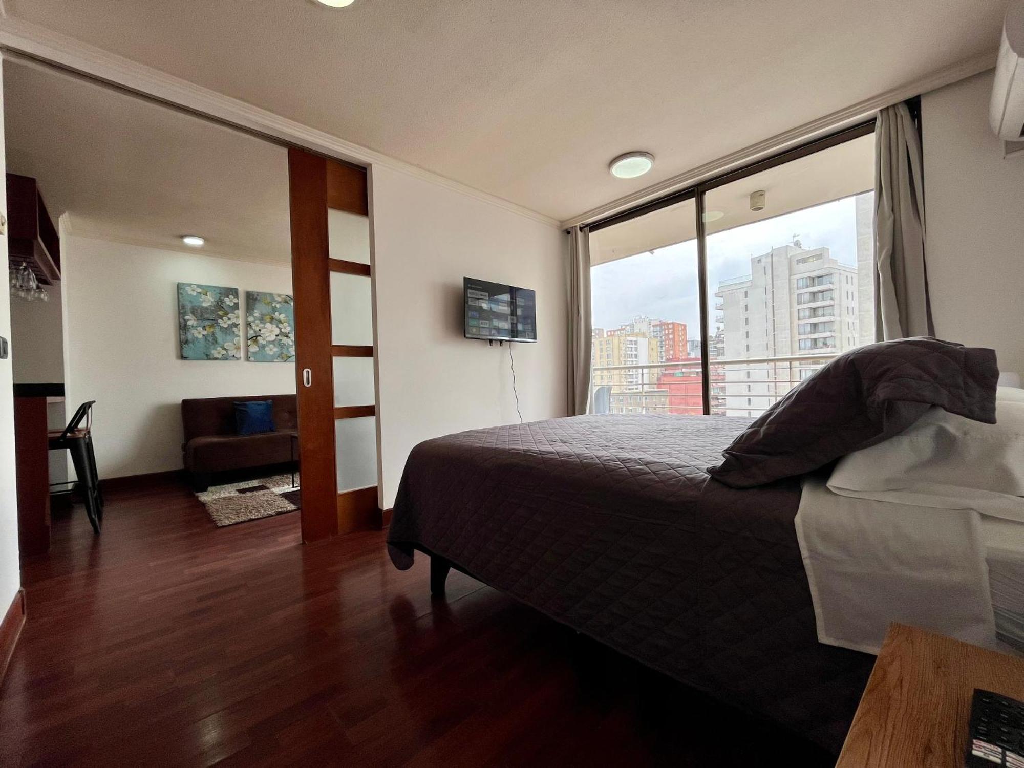Apartamentos City Centro Manuel Montt 圣地亚哥 外观 照片