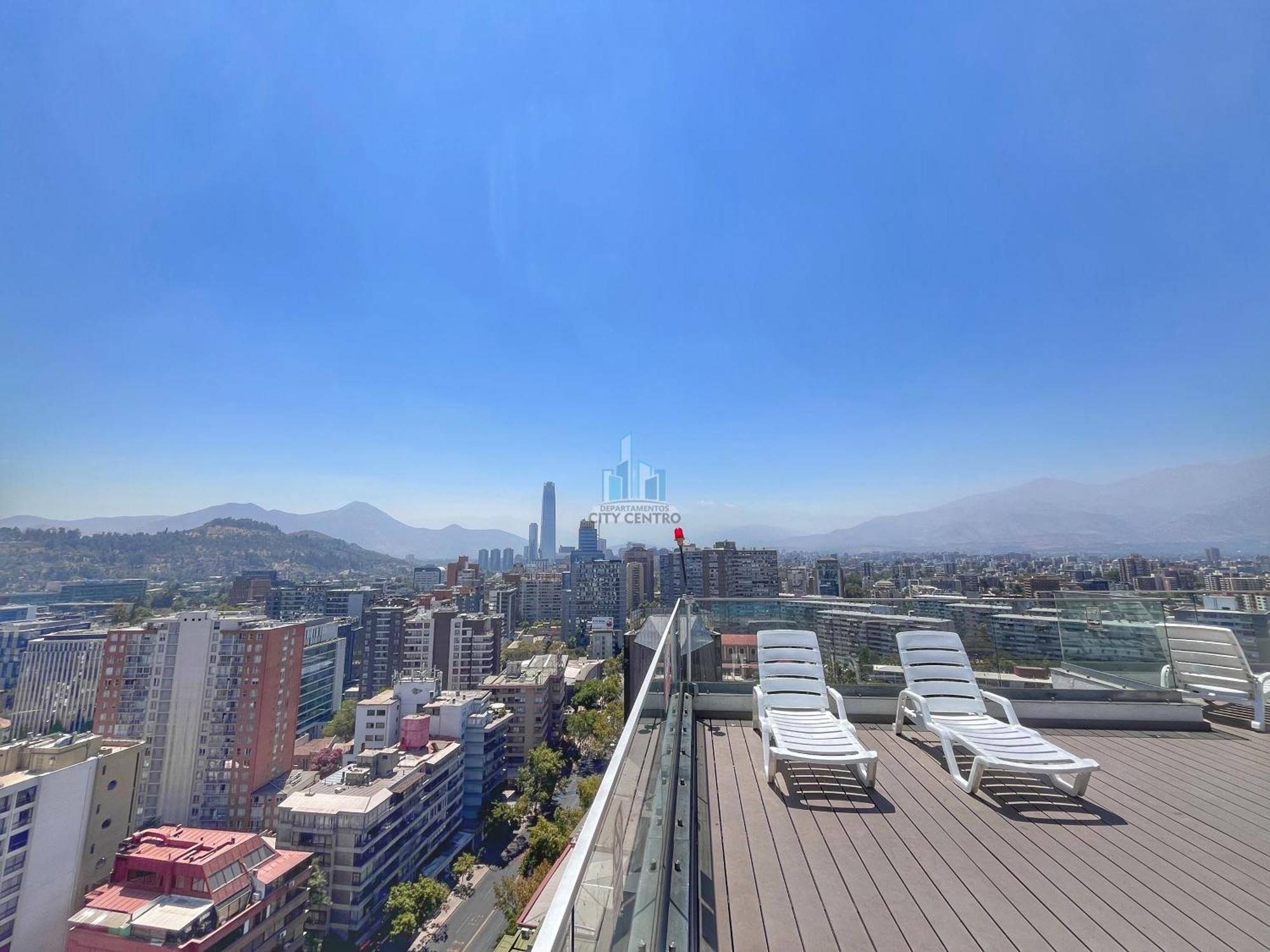Apartamentos City Centro Manuel Montt 圣地亚哥 外观 照片