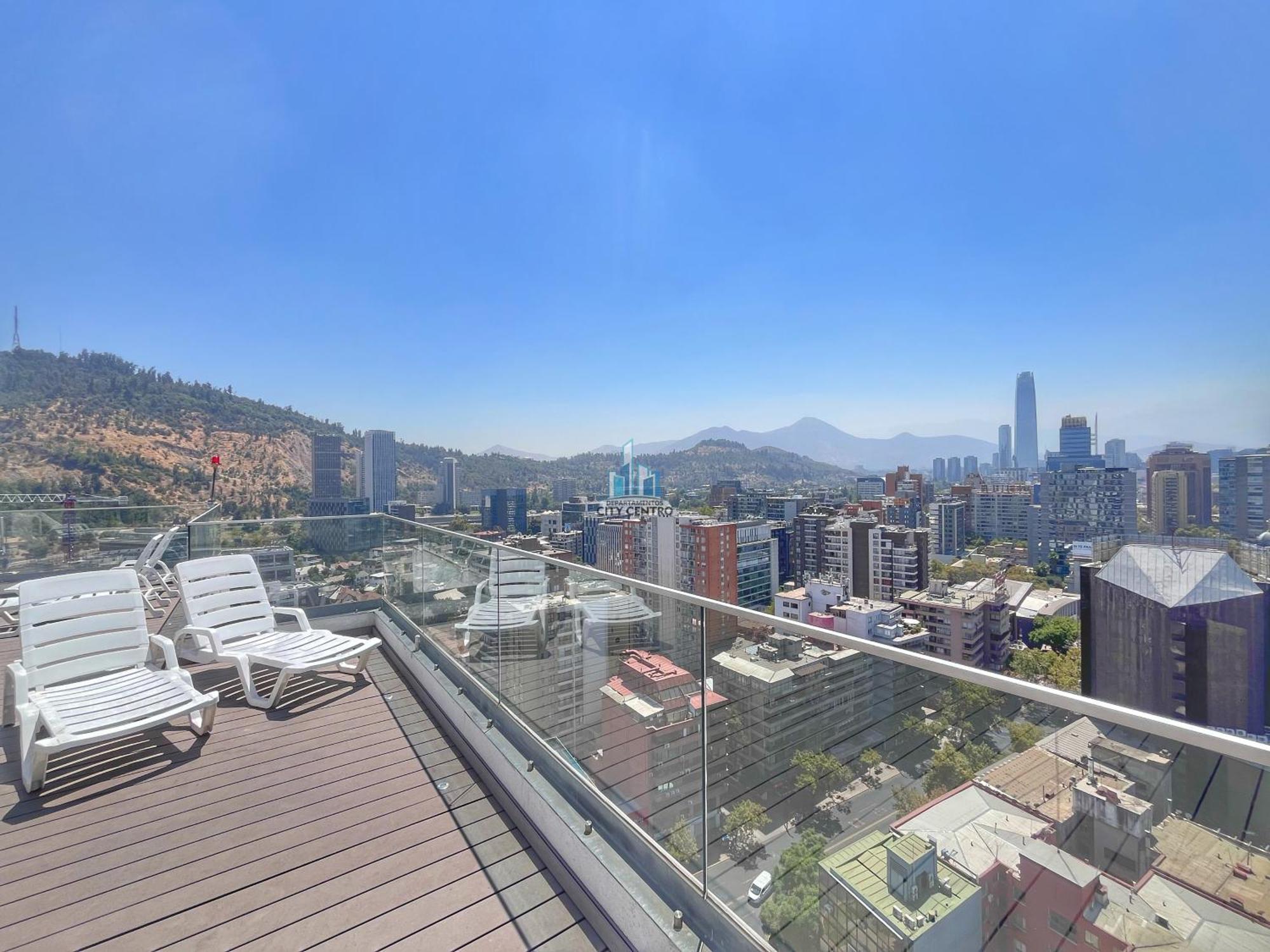 Apartamentos City Centro Manuel Montt 圣地亚哥 外观 照片