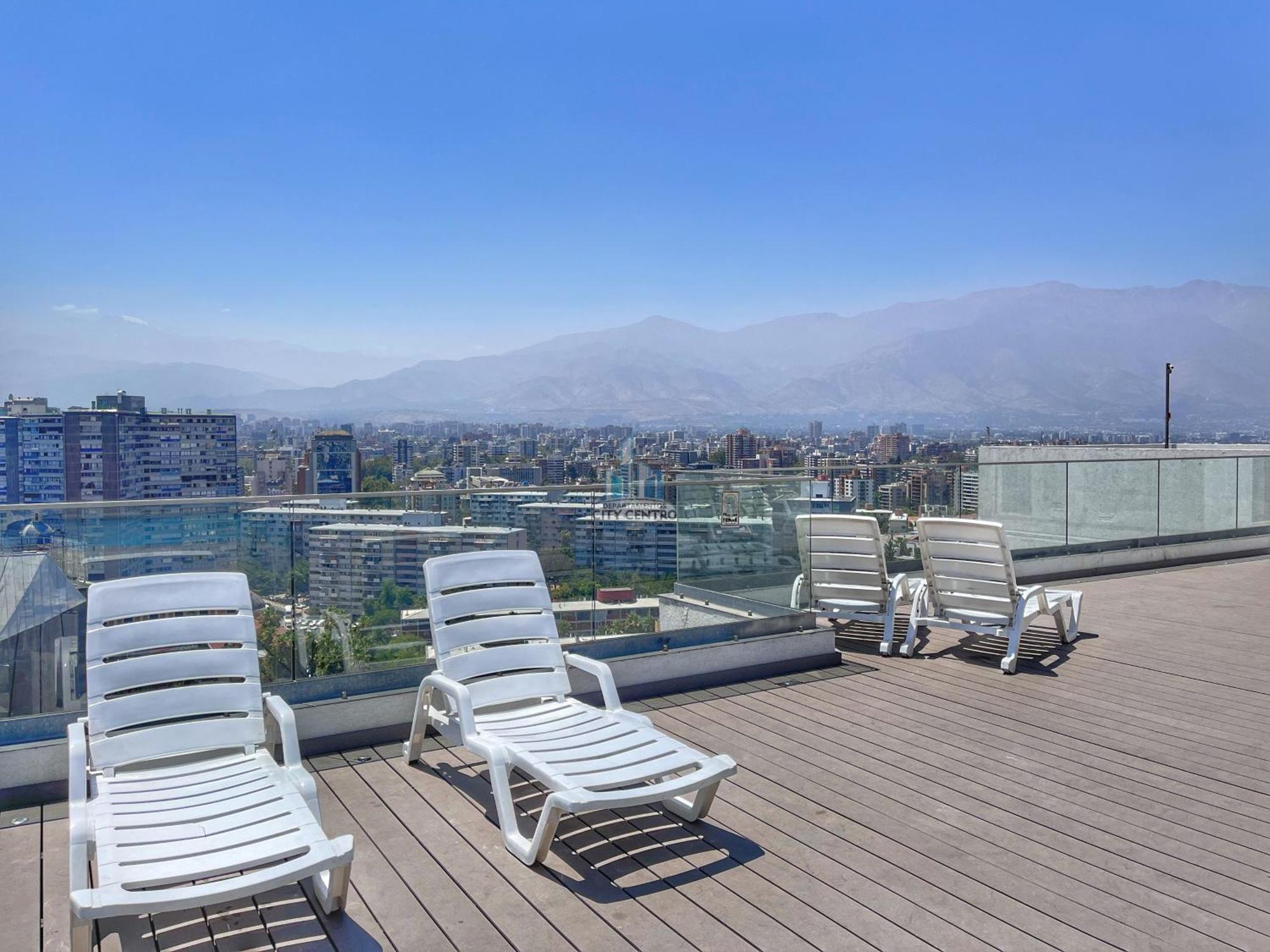 Apartamentos City Centro Manuel Montt 圣地亚哥 外观 照片