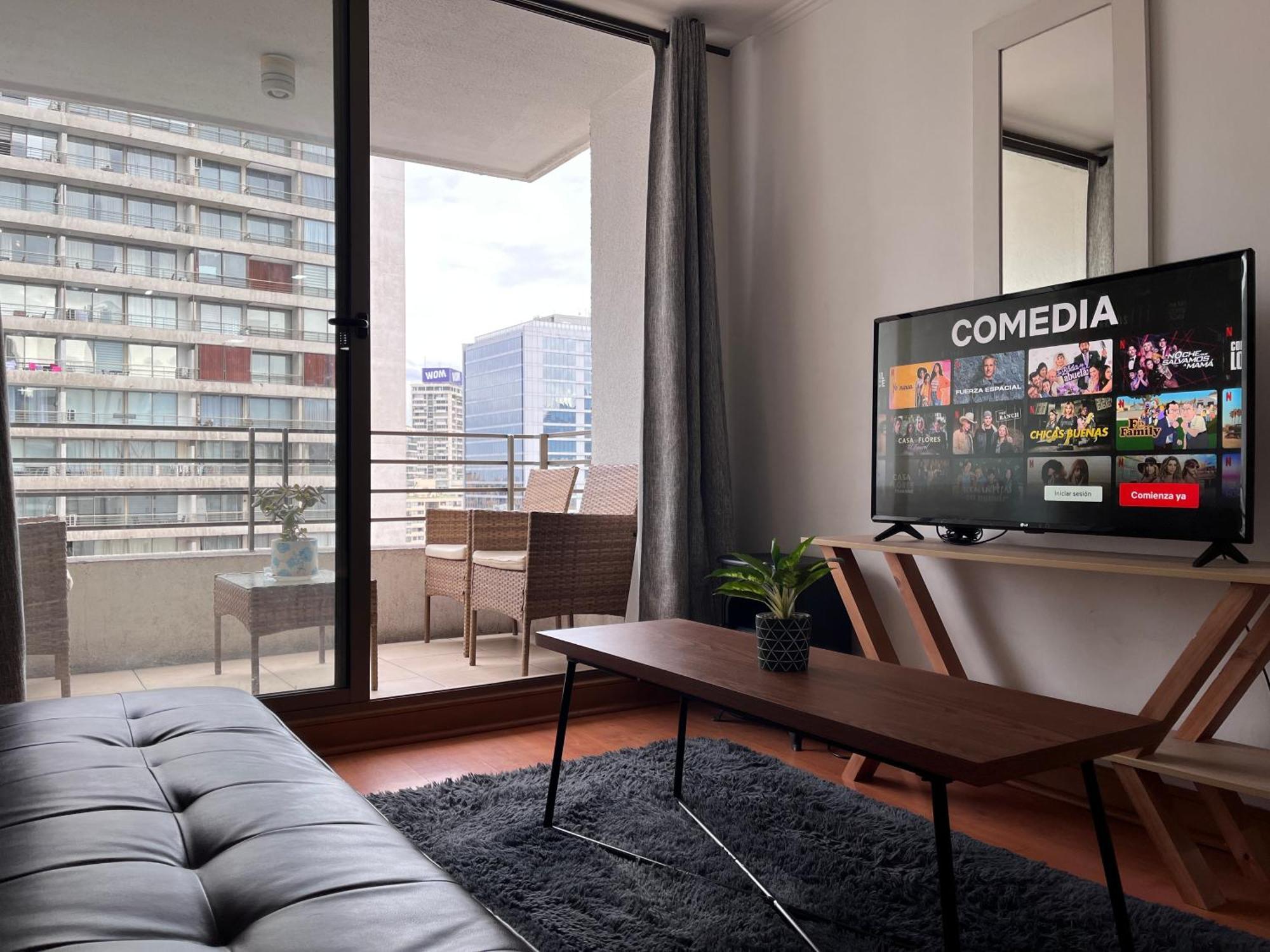 Apartamentos City Centro Manuel Montt 圣地亚哥 外观 照片