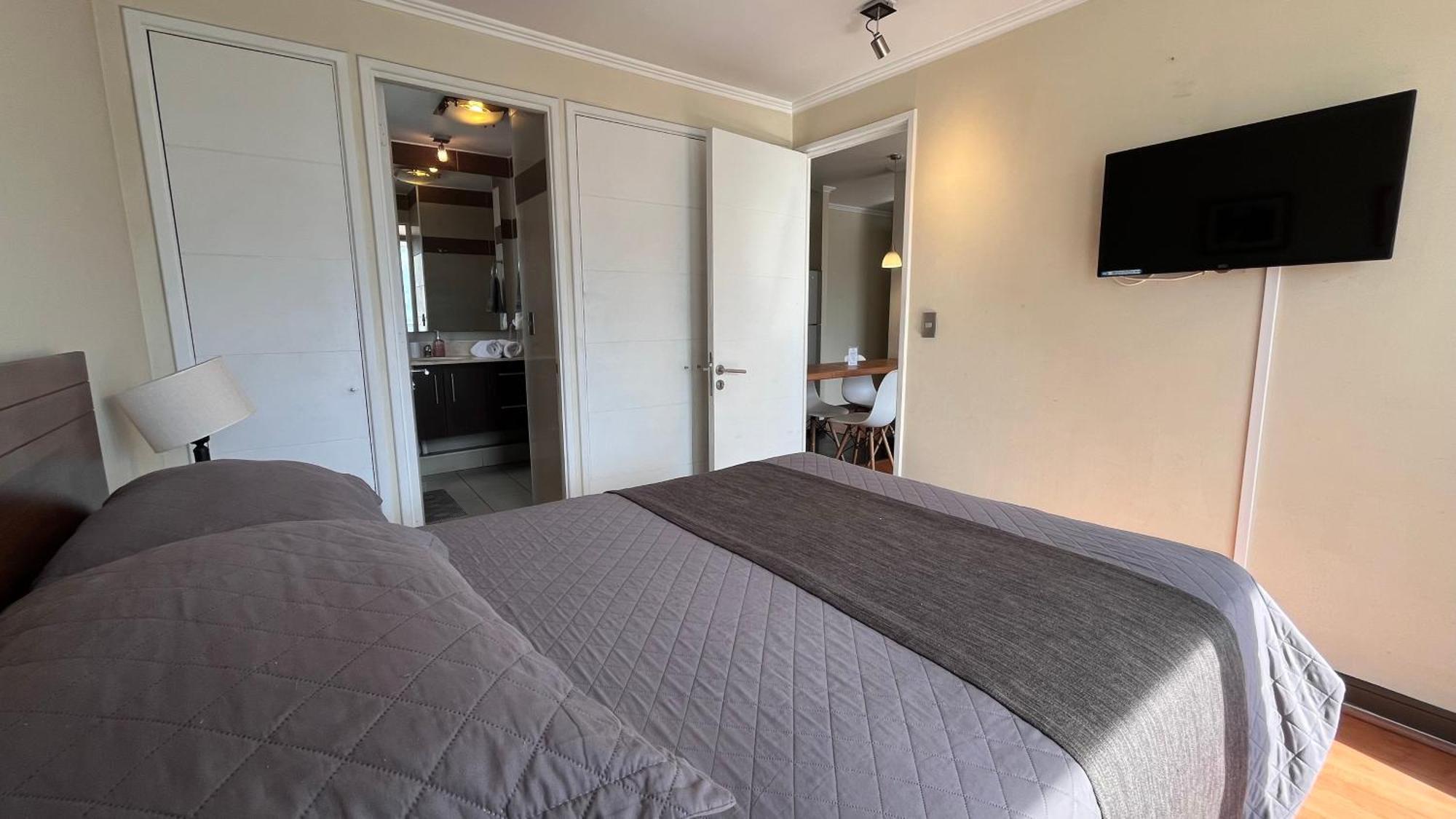 Apartamentos City Centro Manuel Montt 圣地亚哥 外观 照片