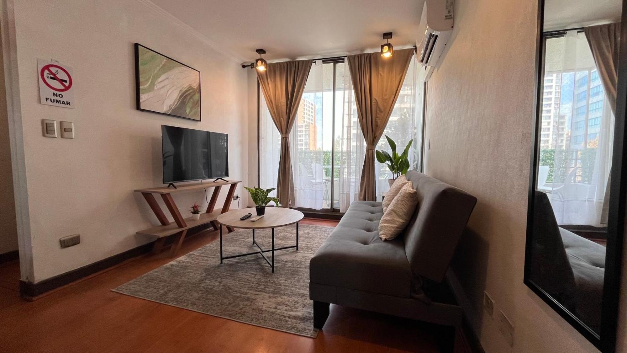 Apartamentos City Centro Manuel Montt 圣地亚哥 外观 照片