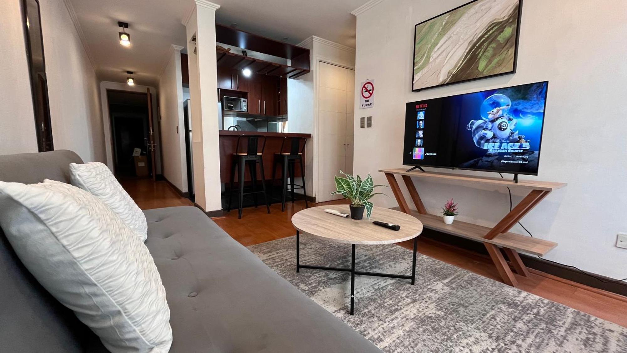 Apartamentos City Centro Manuel Montt 圣地亚哥 外观 照片